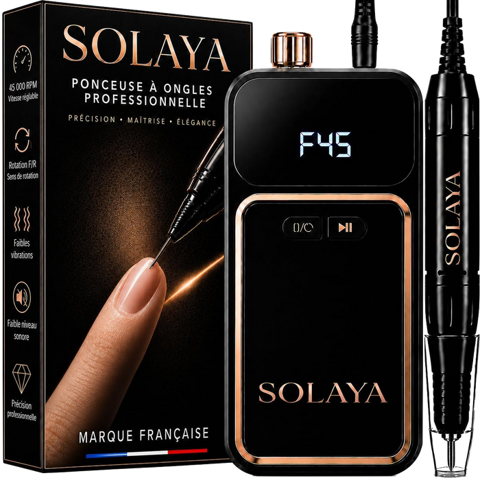SOLAYA PrecisionCore™ — Ponceuse à Ongles Professionnelle