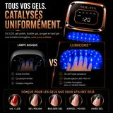 Tous vos gels catalysés uniformément — 36 LED, double spectre 365+405 nm